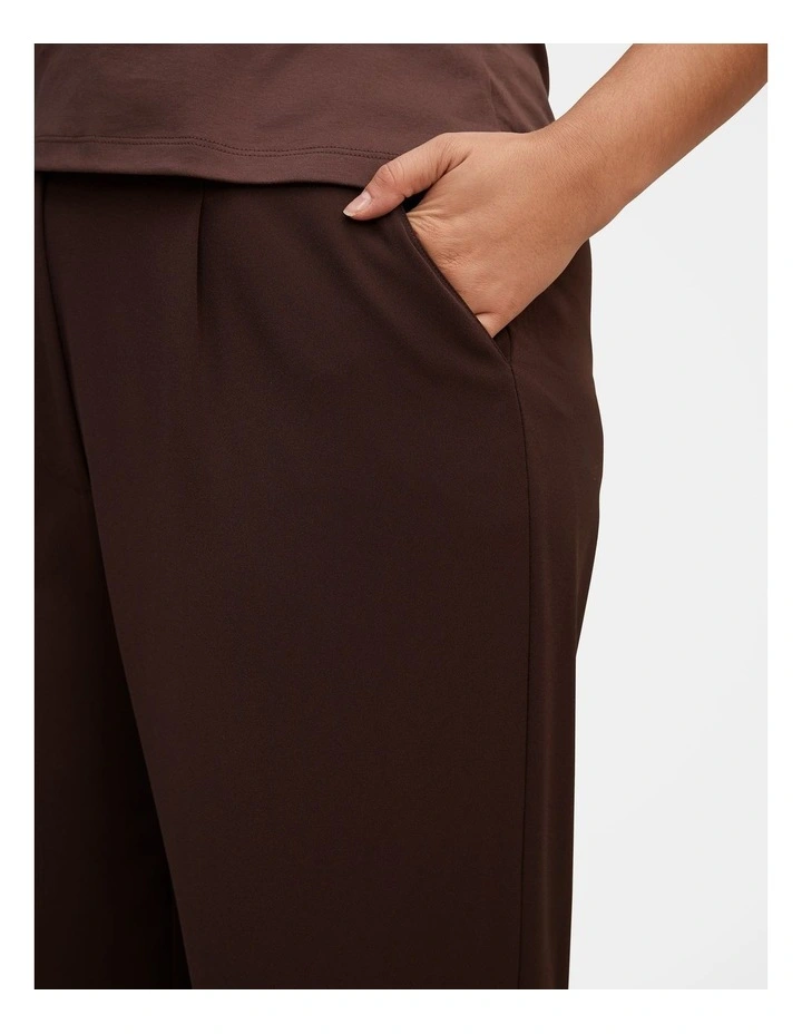 Primrose High Waisted Pants in Chocolate image 4