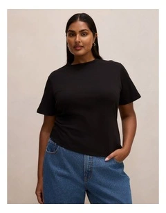 Saskia Boxy T-shirt in Black