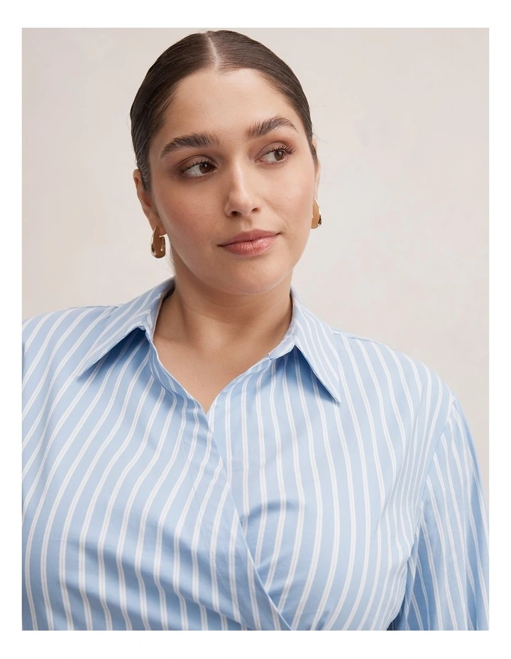 Tina Tie Back Shirt in Multi image 4