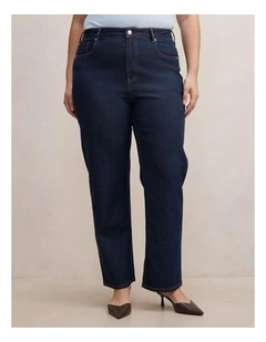 Anna Straight Leg Jeans in Blue