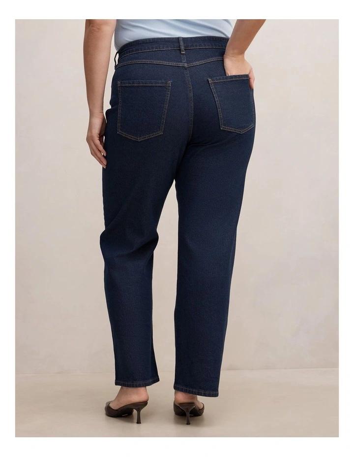 Anna Straight Leg Jeans in Blue image 2