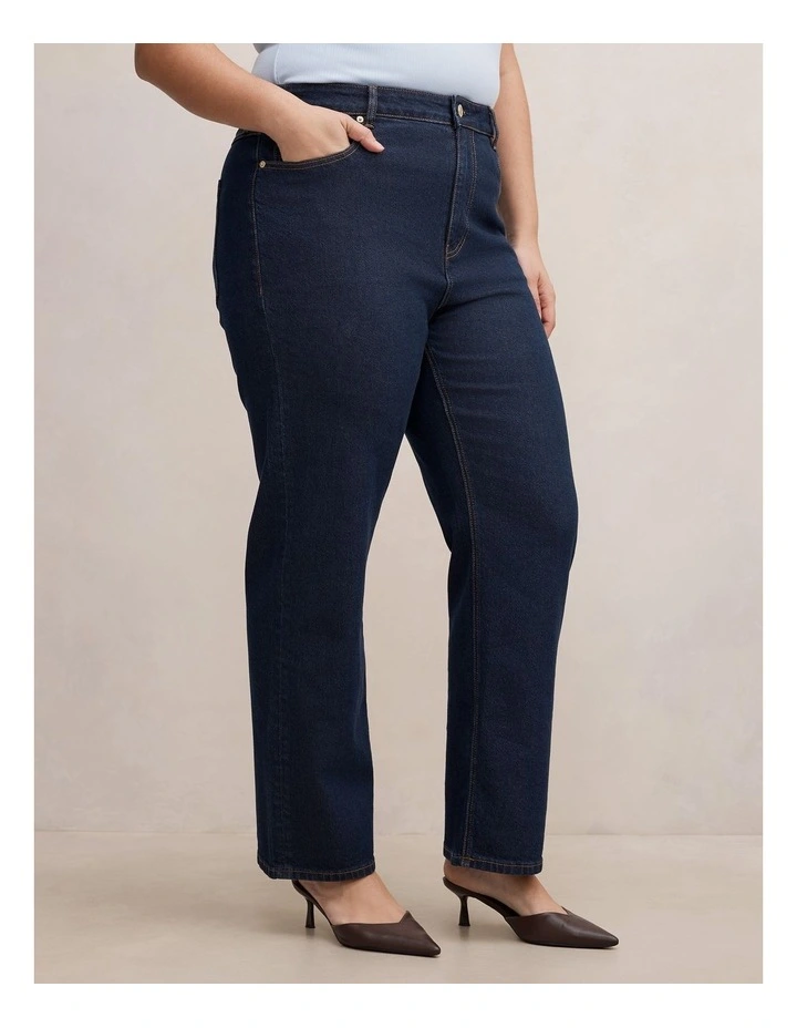 Anna Straight Leg Jeans in Blue image 3