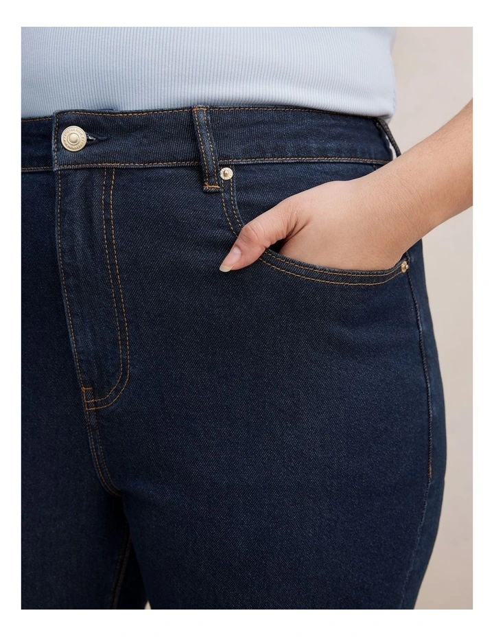 Anna Straight Leg Jeans in Blue image 4