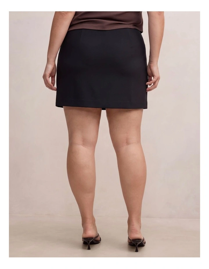 Claire Mini Skorts in Black image 2
