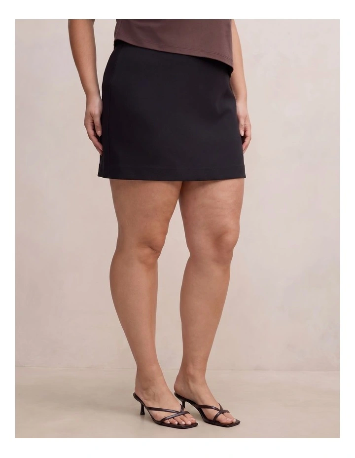 Claire Mini Skorts in Black image 3