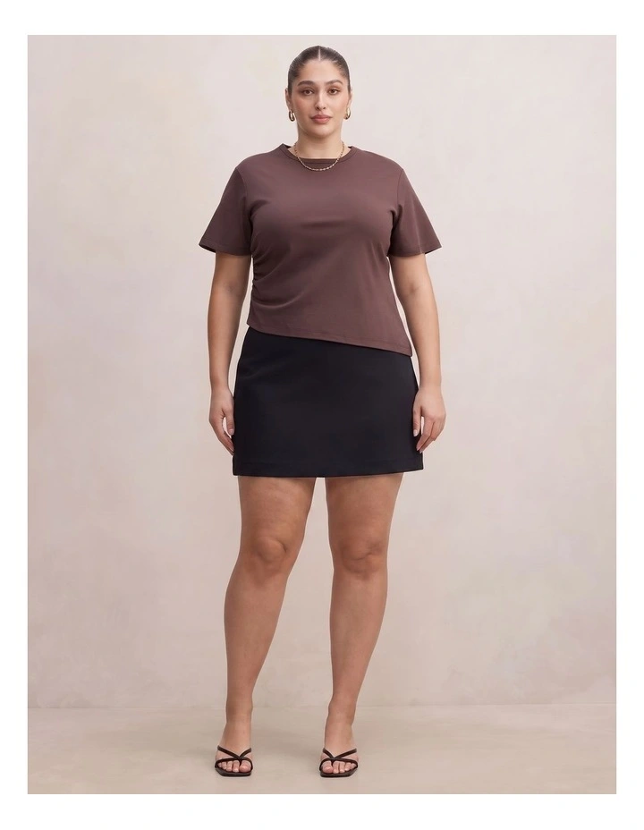 Claire Mini Skorts in Black image 4