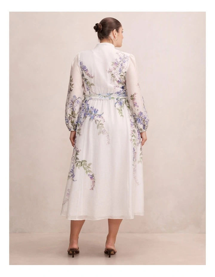 Sheridan Placement Printed Midi Dress in Multi image 2