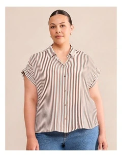 Rhea Striped Shirt in Multi