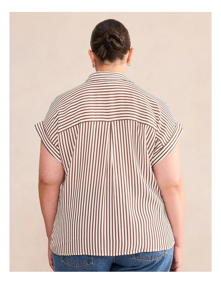 Rhea Striped Shirt in Multi image 2