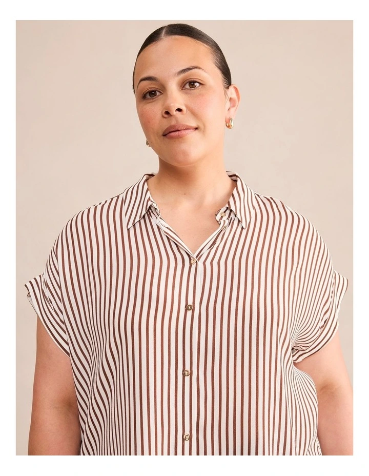 Rhea Striped Shirt in Multi image 4