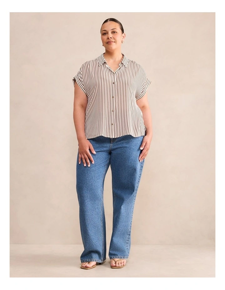 Rhea Striped Shirt in Multi image 5