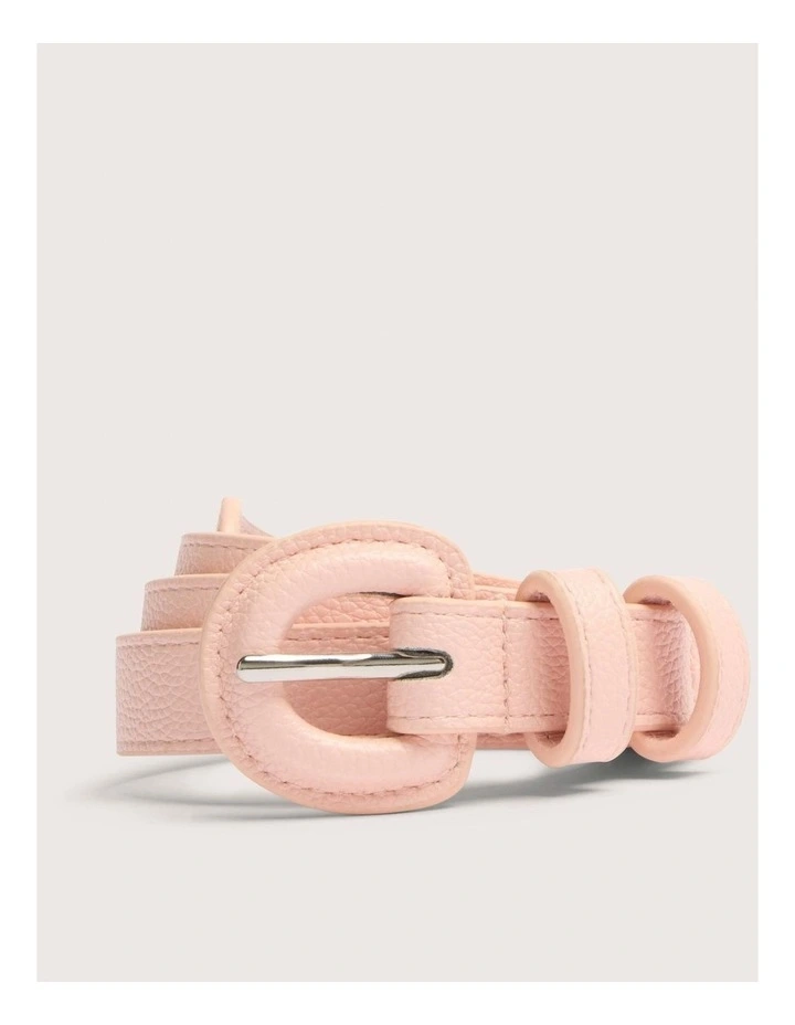Rhea Belt in Peach Pink image 1