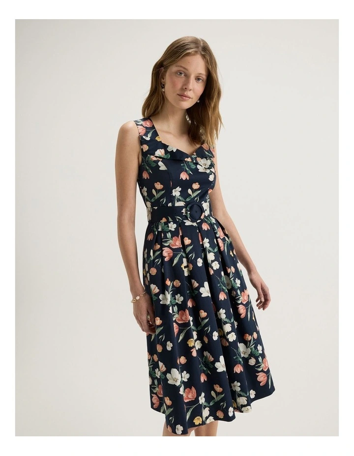 Gardenia Dress in Ink image 4