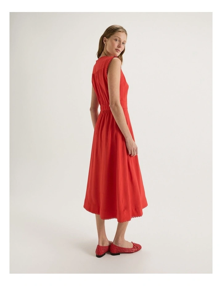 Aster Dress in Tomato image 2