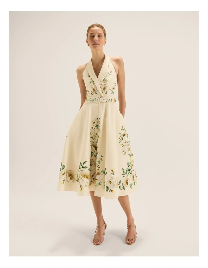 Peony Dress in Lemon image 1