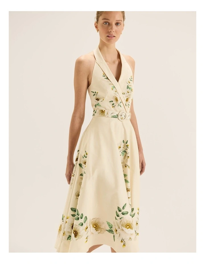 Peony Dress in Lemon image 5