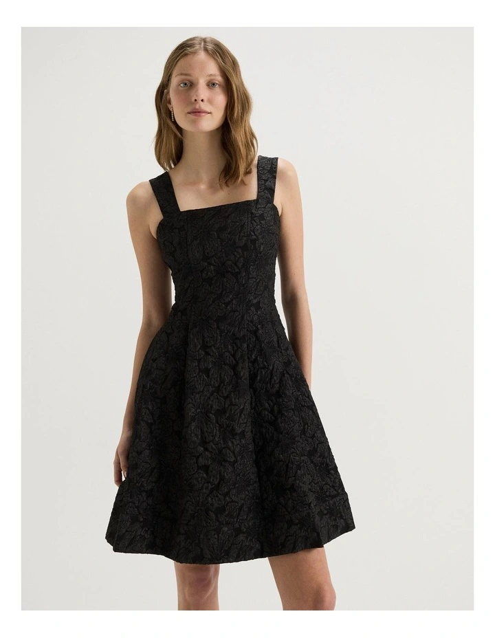 Azalea Mini Dress in Black image 3