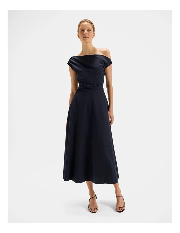 Petal Dress in Ink image 1