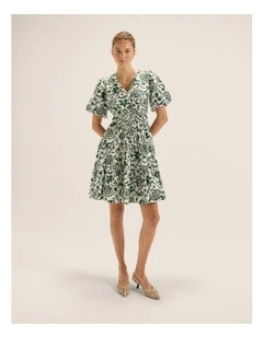 Marjorie Mini Dress in Ivory