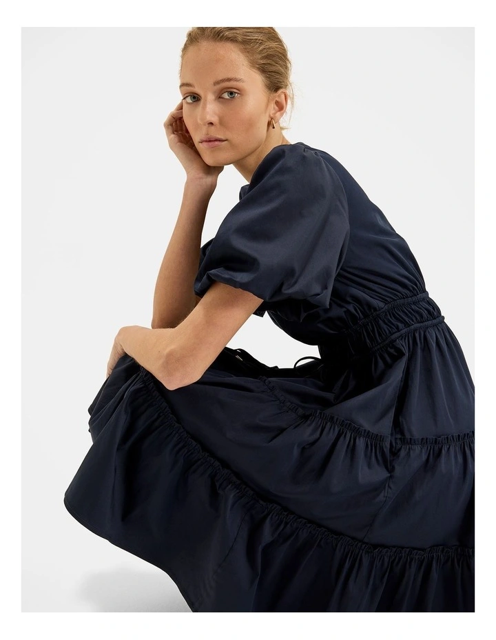 Aurelia Mini Dress in Ink image 6