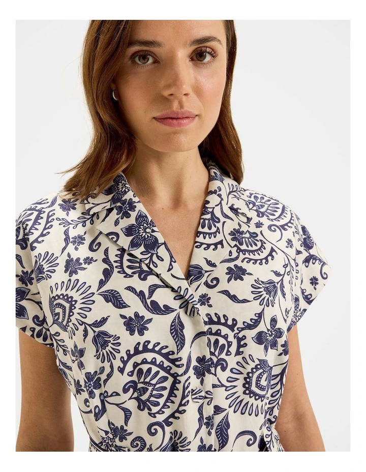 Marjorie Shirtdress in Ivory image 3