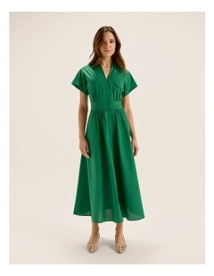 Marlee Shirtdress in Fern Green