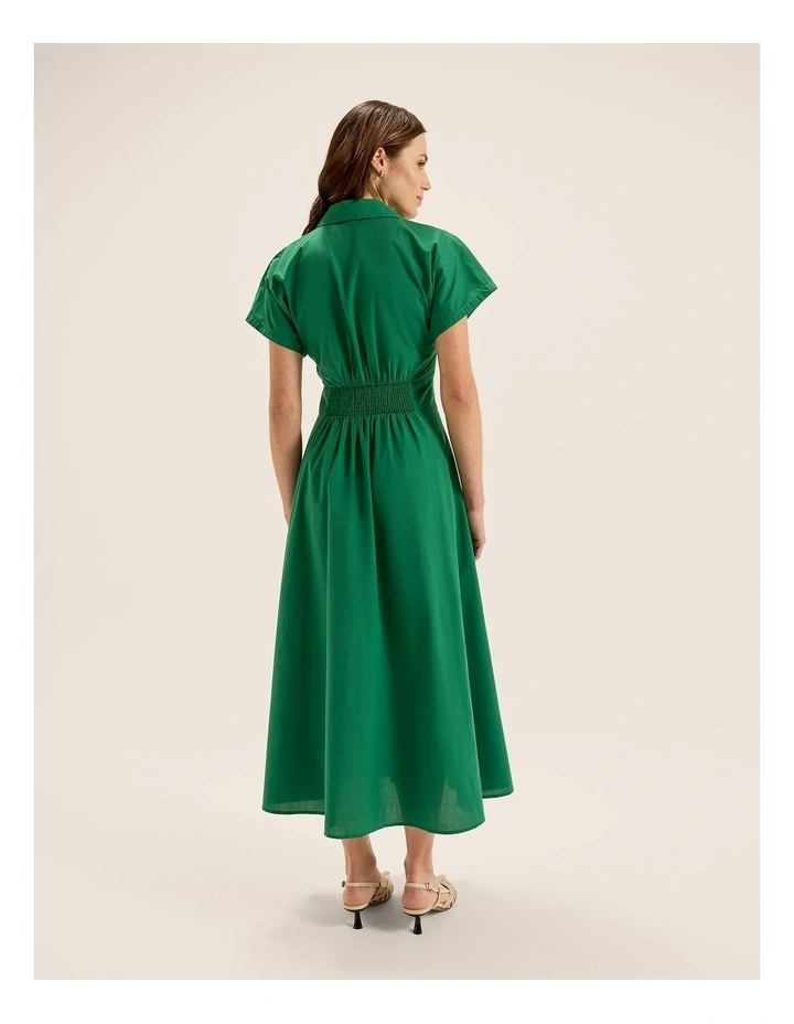Marlee Shirtdress in Fern Green image 2