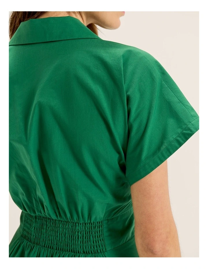 Marlee Shirtdress in Fern Green image 3