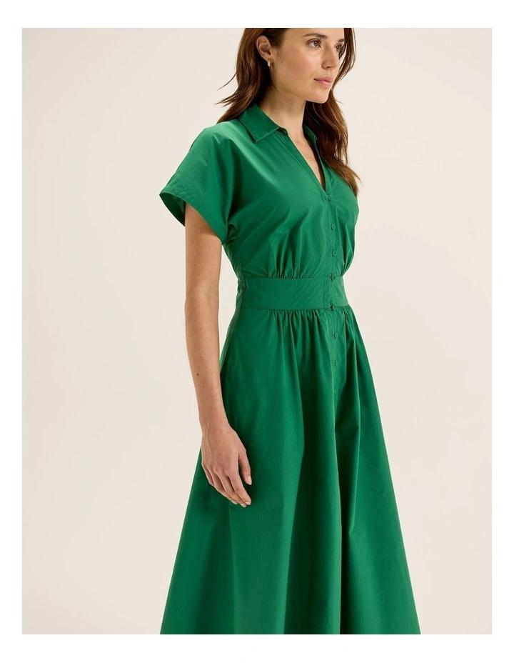 Marlee Shirtdress in Fern Green image 5