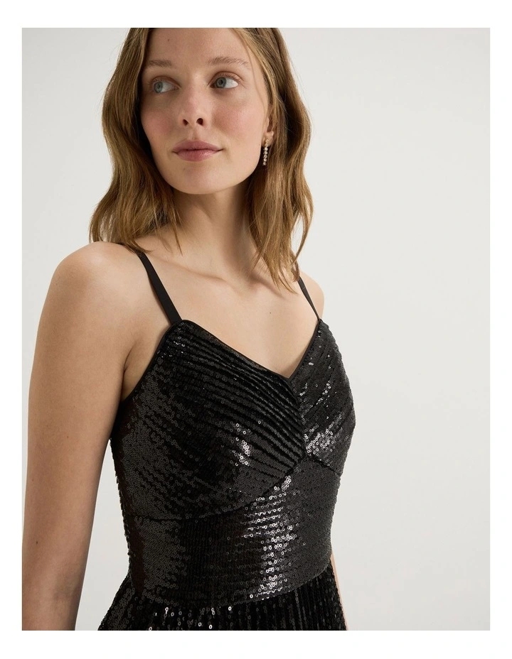 Dahlia Dress in Black image 3