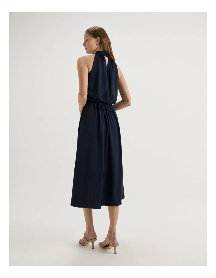 Aurelia Halter Dress in Ink image 2