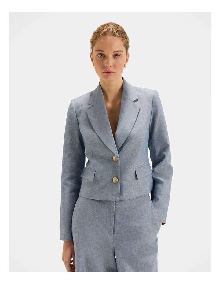 Lottie Jacket in Chambray image 1