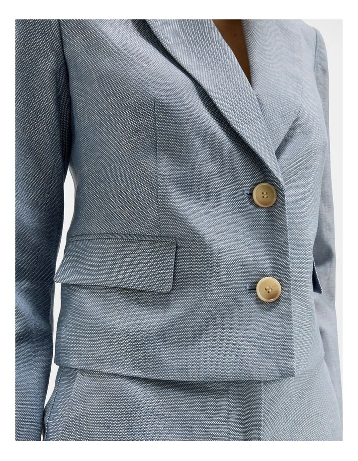 Lottie Jacket in Chambray image 4