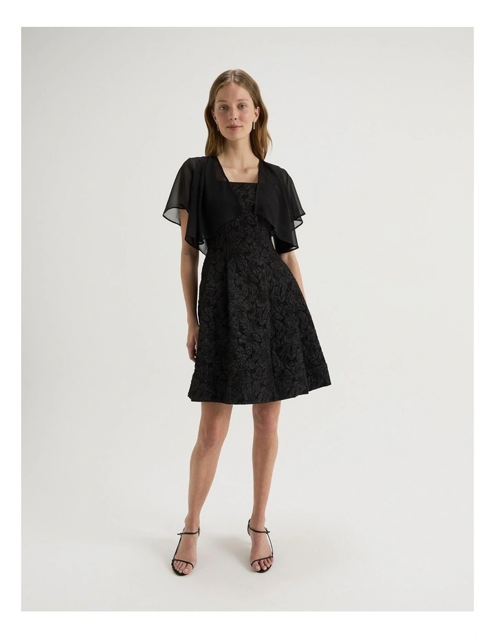 Petal Bolero in Black image 4