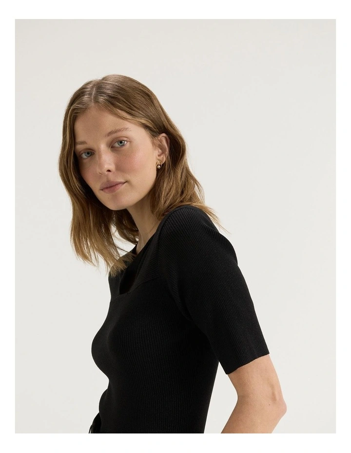 Bella Top in Black image 4