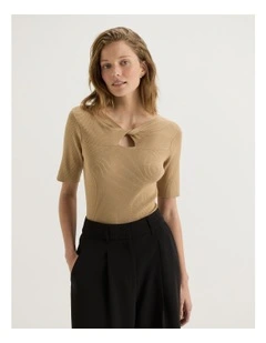 Bella Top in Gold