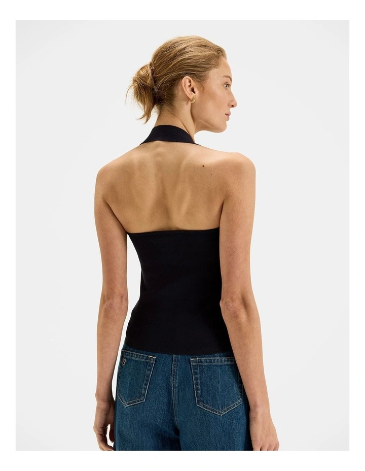 Millie Knit Top in Ink image 2