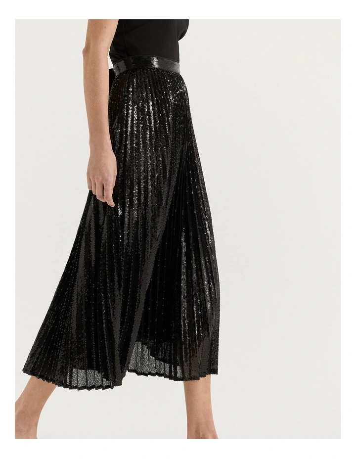 Dahlia Skirt in Black image 4