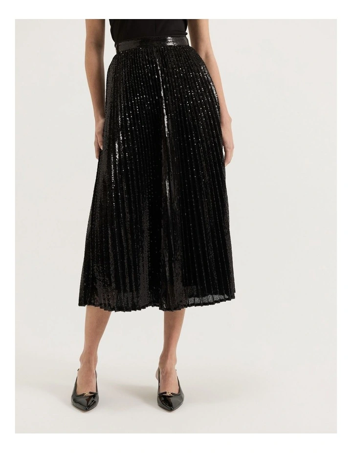 Dahlia Skirt in Black image 5