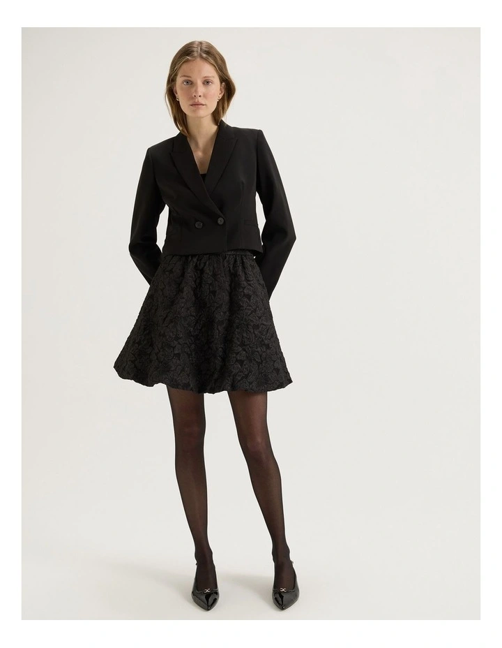 Azalea Bubble Skirt in Black image 1