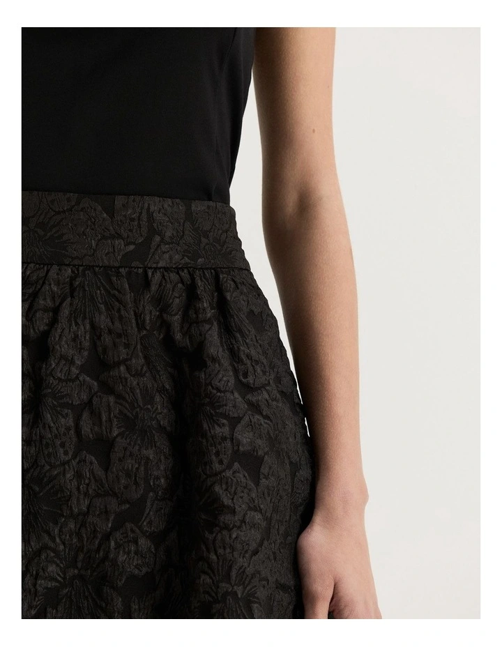 Azalea Bubble Skirt in Black image 4