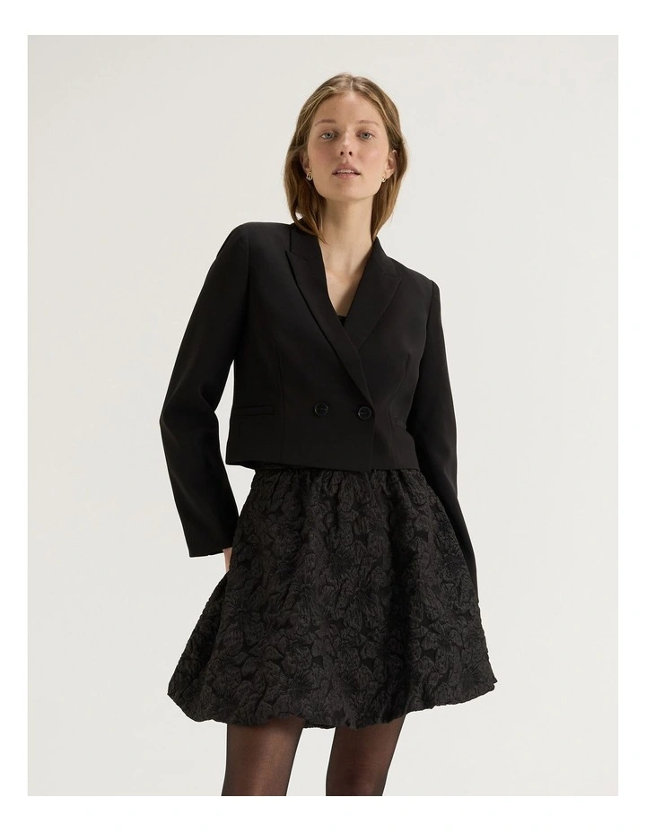 Azalea Bubble Skirt in Black image 6