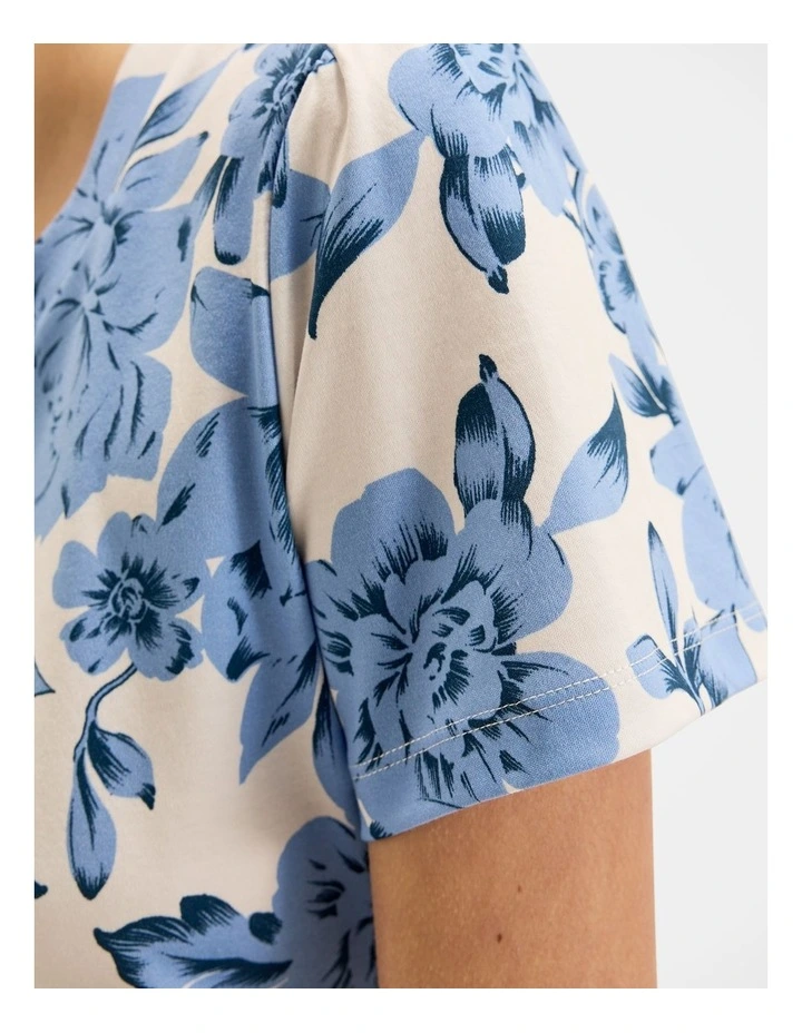 Wild Rose Top in Ivory image 5