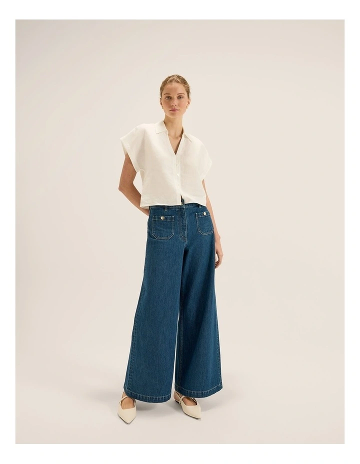Poppy Shirt in Ivory image 6