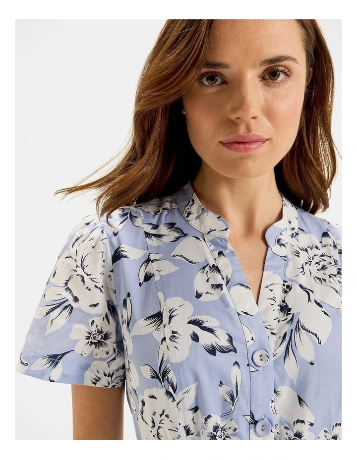 Wild Rose Shirtdress in Multi image 3