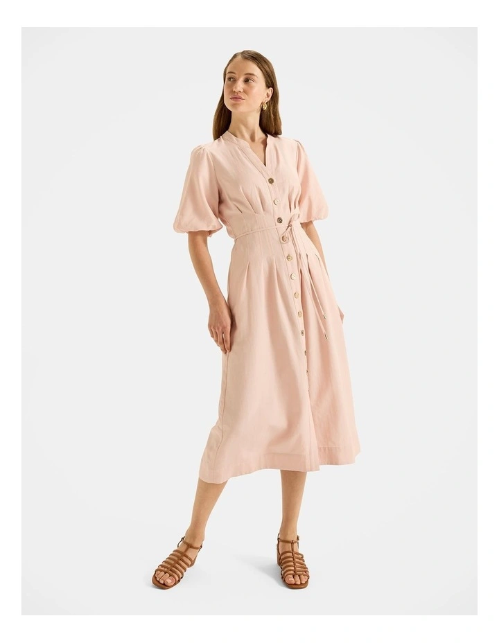 Highline Shirtdress in Blossom Pink image 1