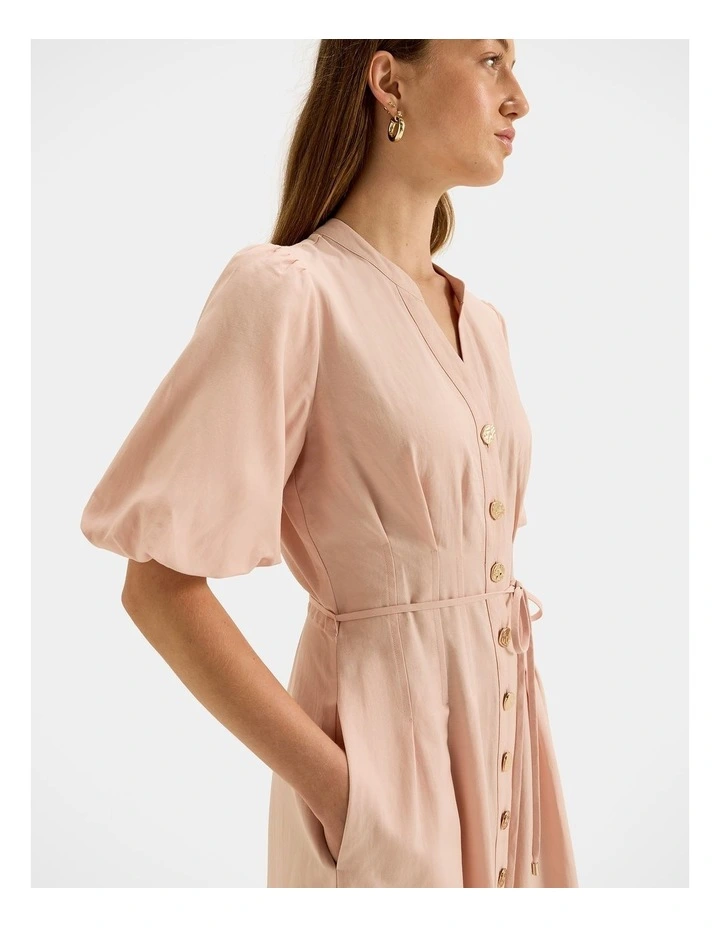 Highline Shirtdress in Blossom Pink image 4