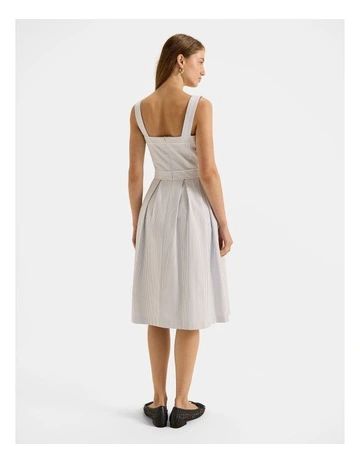 Eve Stripe Sundress in Ivory