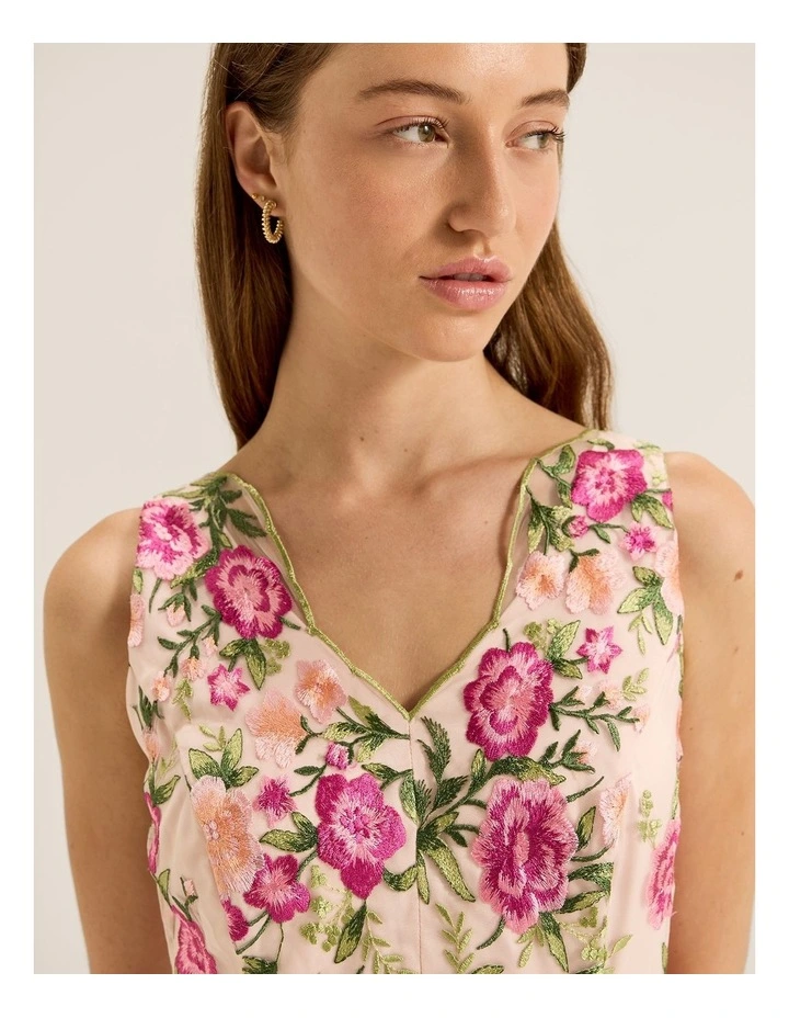 Hot House Botanic Gown in Pink image 4