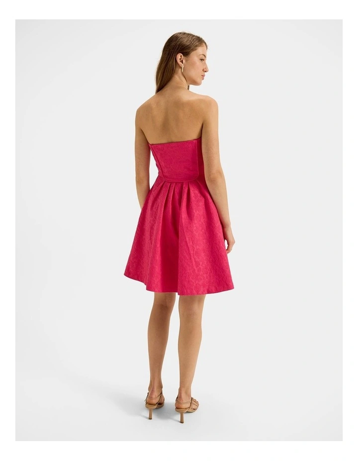 Cocktail Dress in Hot Pink image 2